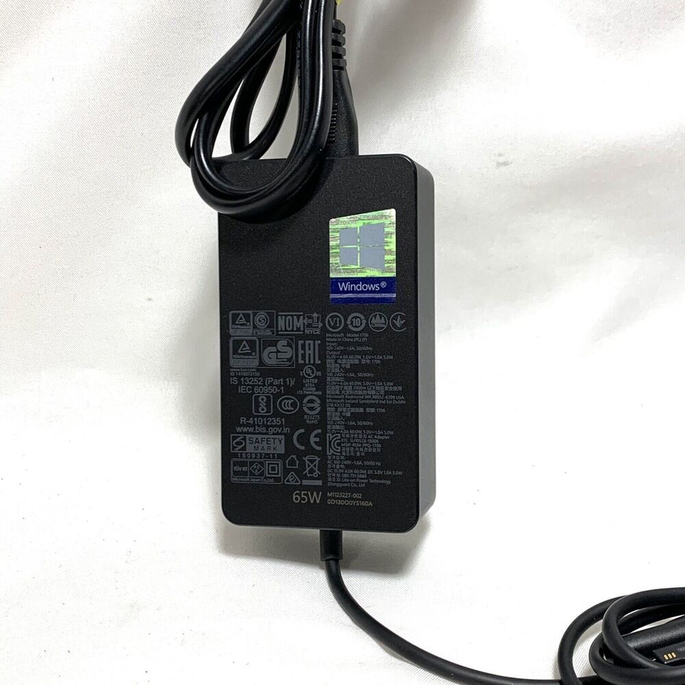 OEM MICROSOFT - 1706 Microsoft 65W 15V 4A Ac Adapter SURFACE LAPTOP Pro Book